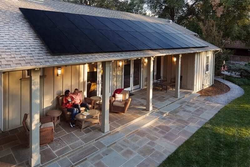 Sunpower Solar Power System on Home