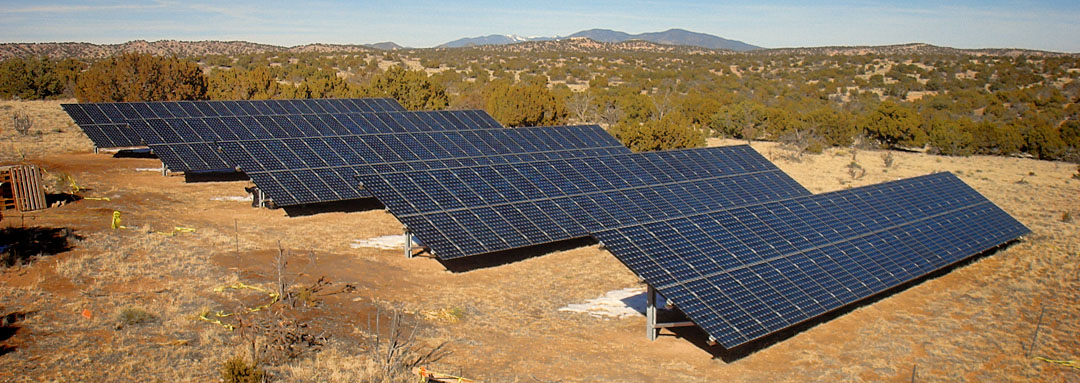 Outdoor Solar Panel Installation
